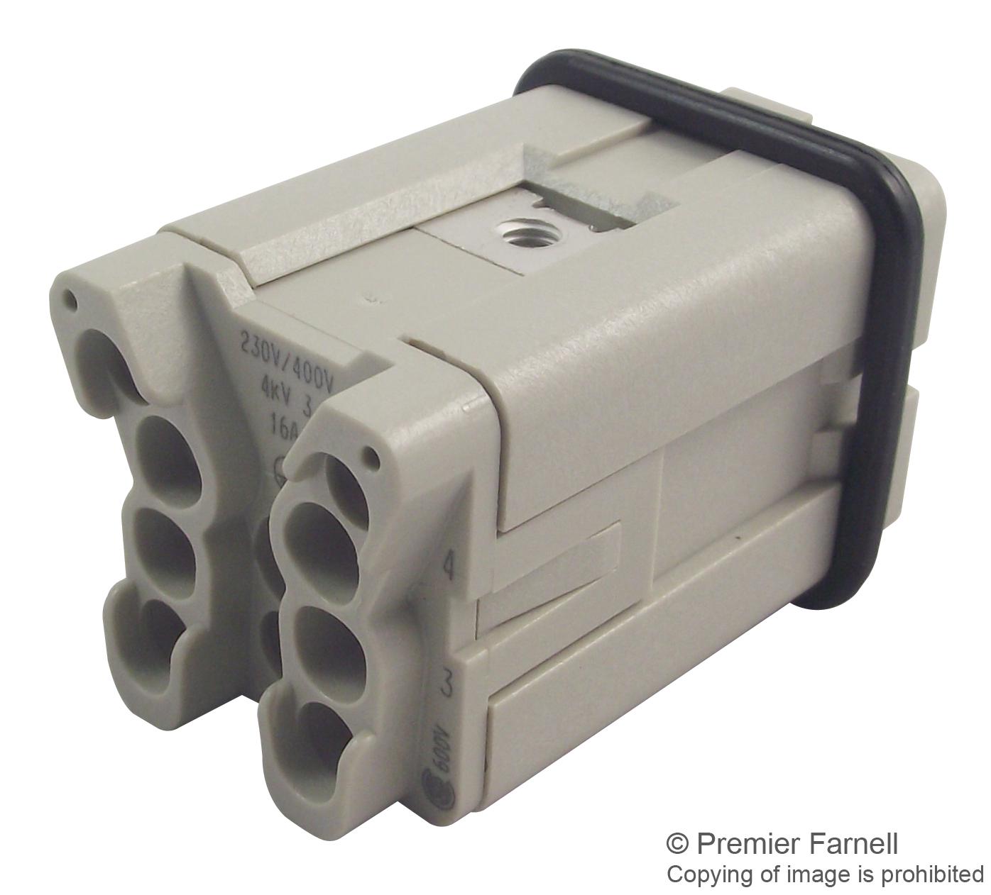 Weidmuller Heavy Duty Connector Insert Pe Signal Ha