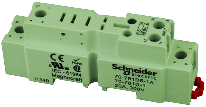 70 781D5 1A Schneider Electric Legacy Relay Base Para Relevador