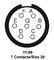 DEUTSCH D38999/20WB99PN-LC