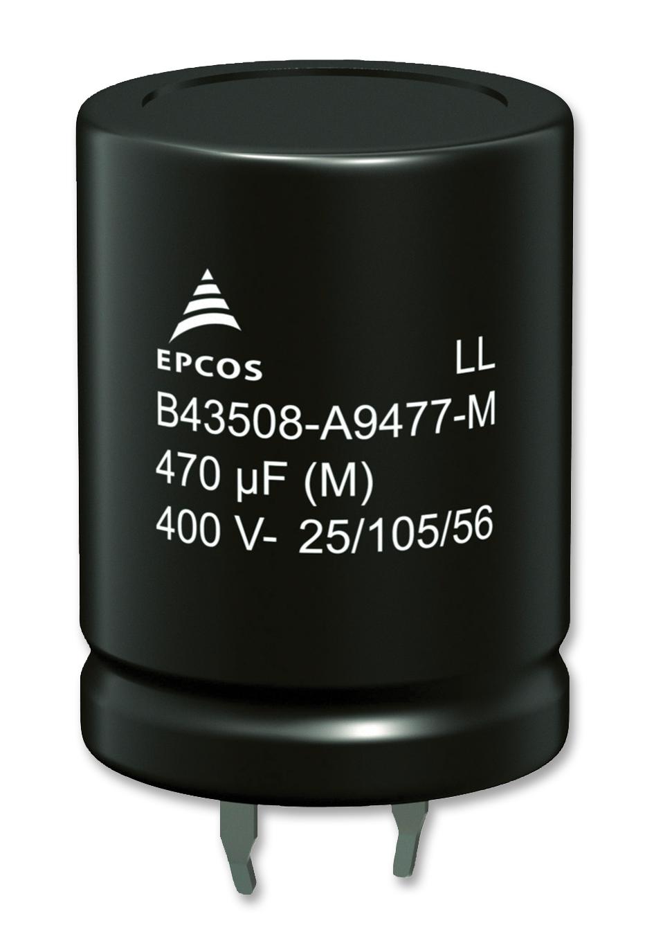 Lotto 10 Condensatori EPCOS B41505-A9108-M 100V 1000uF 20% Elettrolitici - NOS