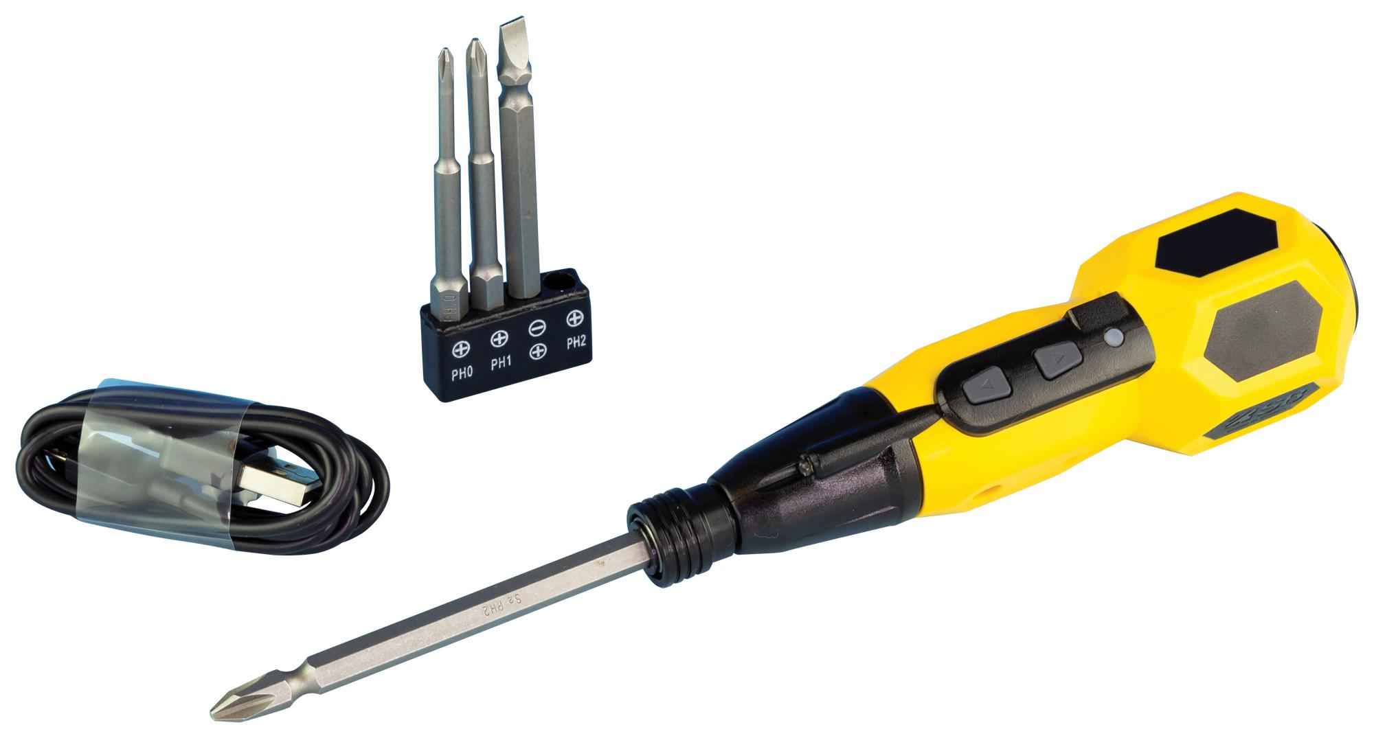 RC36 Rotacraft USB SCREWDRIVER, PH0/PH1/PH2/SLOT