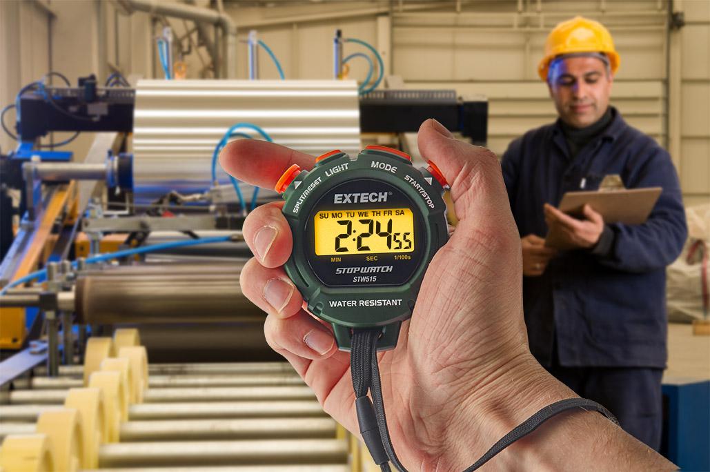 Horloge numérique en bois avec réveil, Écran LCD rétroéclairé