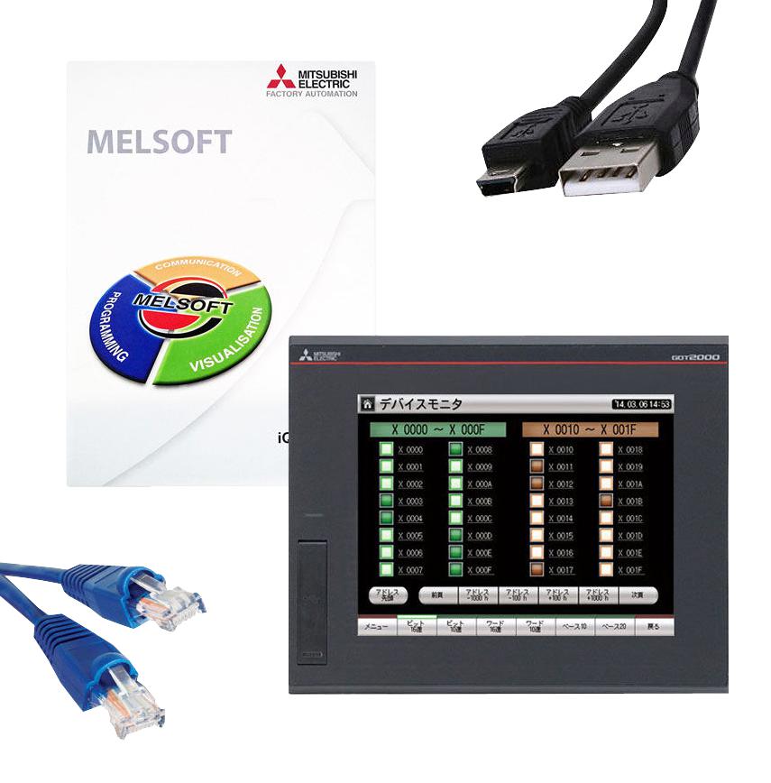 GT2508-VTBD MITSUBISHI, GRAPHIC TERMINAL, 640X480P, VGA TFT