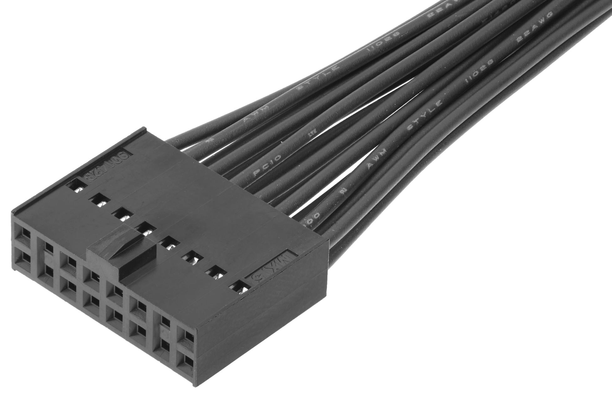 219658-1163 - Molex - CABLE ASSY, 16P RCPT-RCPT, 300MM ROHS COMPLIANT: YES