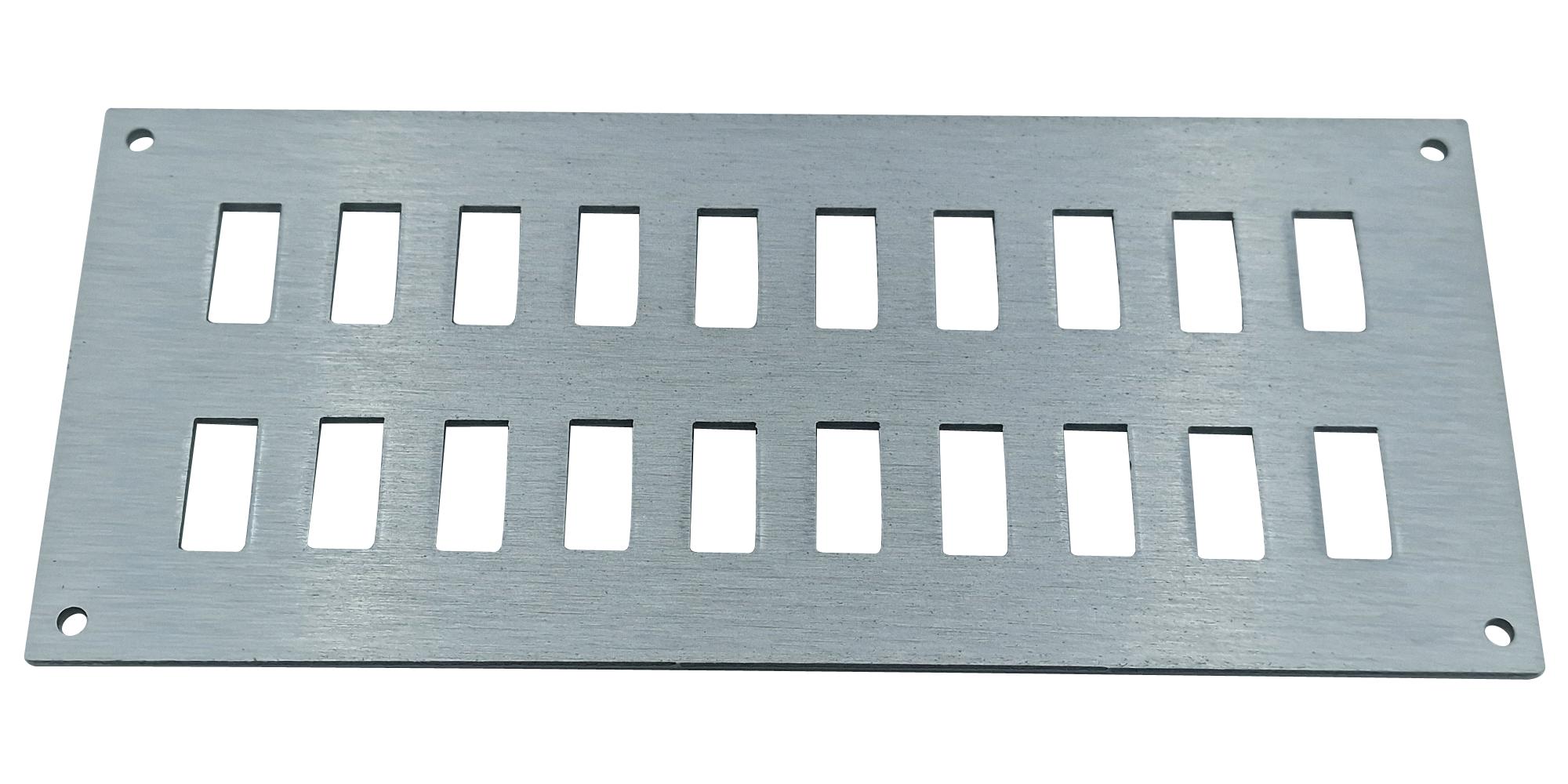 FMP-20 - Labfacility - FACE PLATE, 20POS, 175X75X2MM