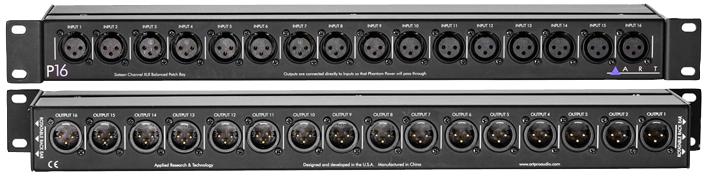 ART P16 16ch Balanced PatchBay パッチベイ ART P16 16-Channel XLR Balanced Patchbay – SoundPro