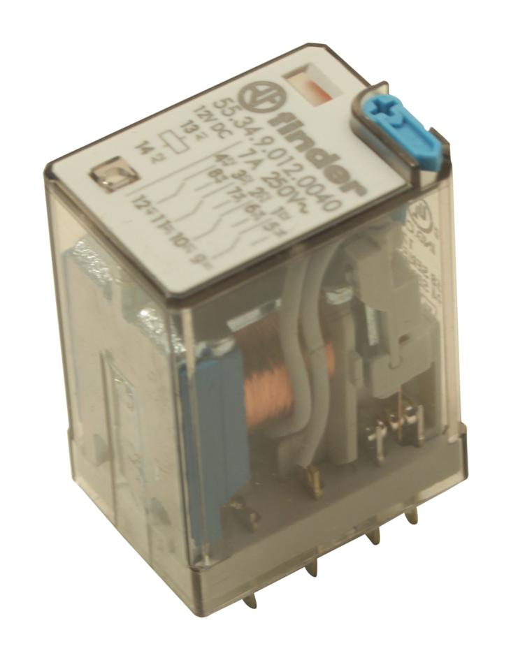 55.32.8.024.0040 | Relè Di Potenza Finder Serie 55 Series, DPDT, Bobina 24V Ca, A Innesto | RS - Foto 2