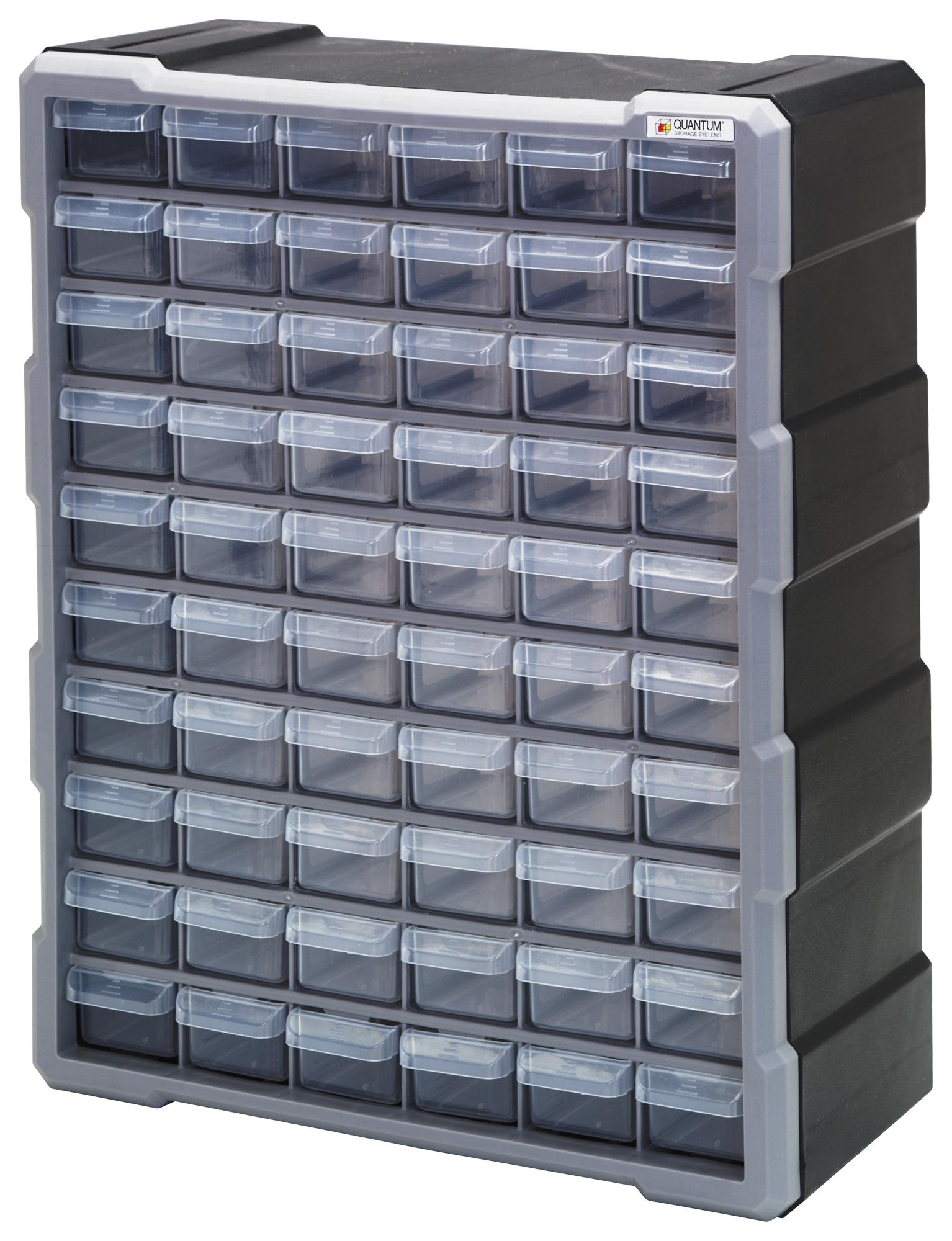 PDC60BK Quantum Storage Plastic Drawer 60 Drawers, PDC Series
