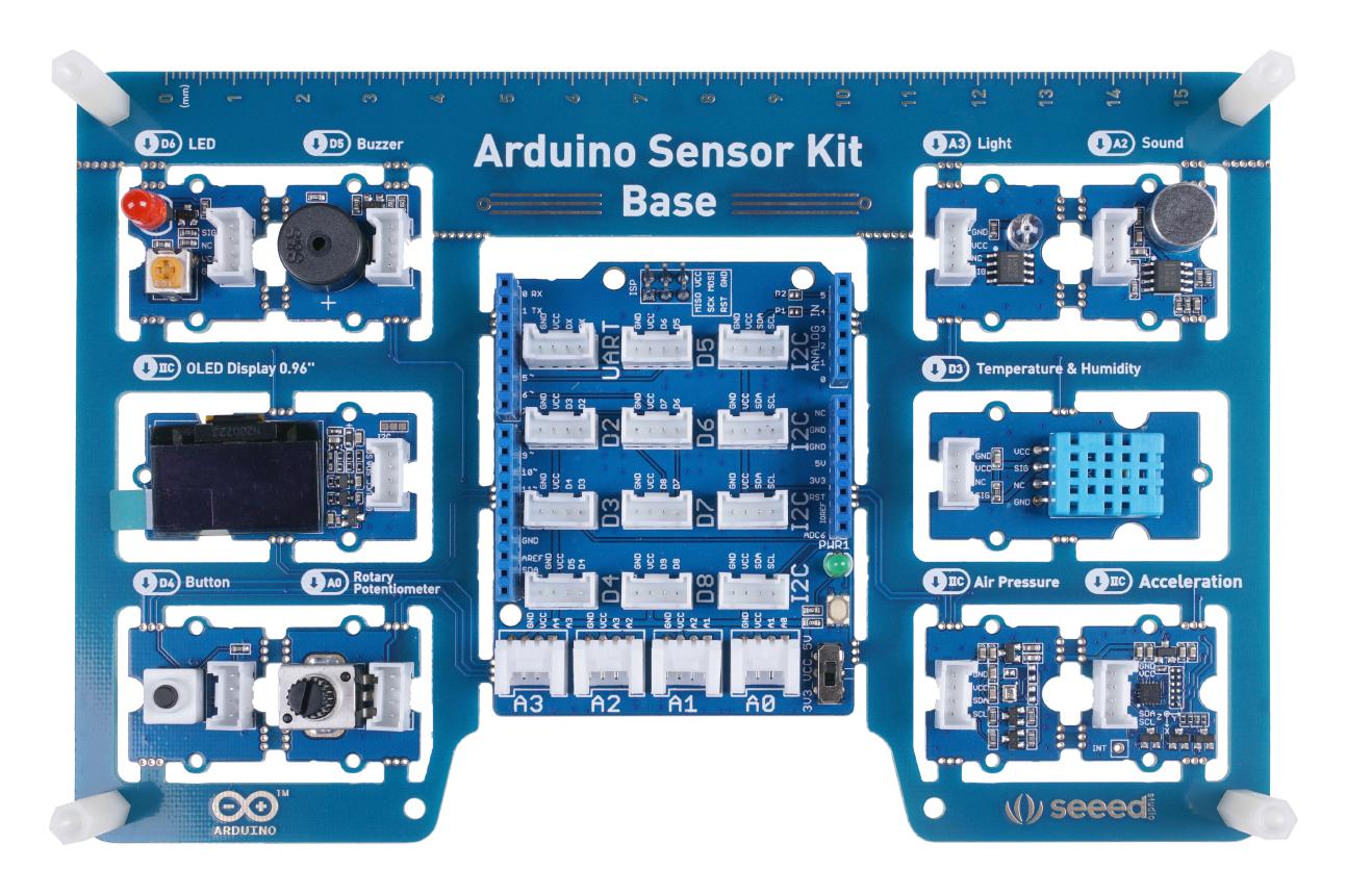103030375 - Seeed Studio - Kit de Sensor Arduino, Entrada 3.3 v /5 V ...