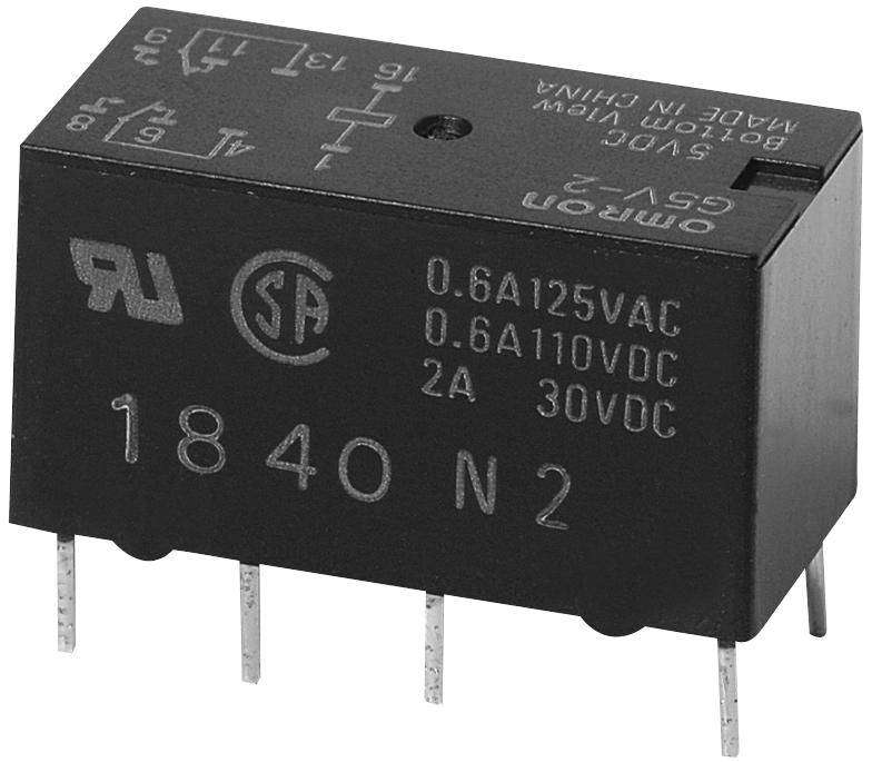 G5V-2-H1 DC24 OMRON ELECTRONIC COMPONENTS, Relevador de Señal, 24