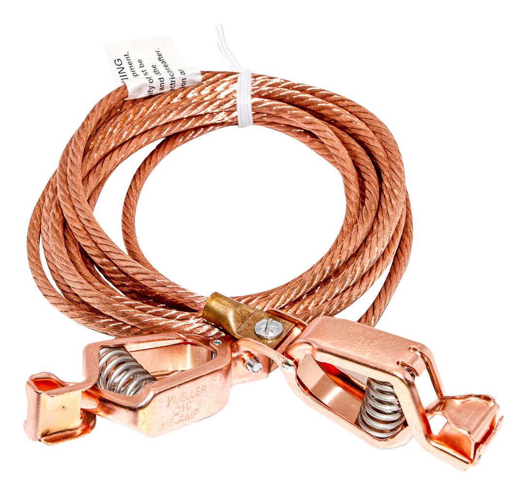 Mueller Grounding Clips AI-000454-6 - Mueller Electric - Ground Strap, Alligator Clip ...