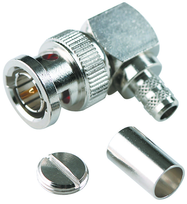 Adaptador BNC Macho A Conector Hexagonal - 2 Unidades, Núcleo Cobre Chapado Oro, 50 Ohmios, DC 0-4 GHz