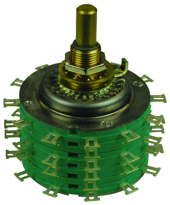 C7D0224NC Electroswitch Interruptor Giratorio, 24 Posiciones, 2 polos