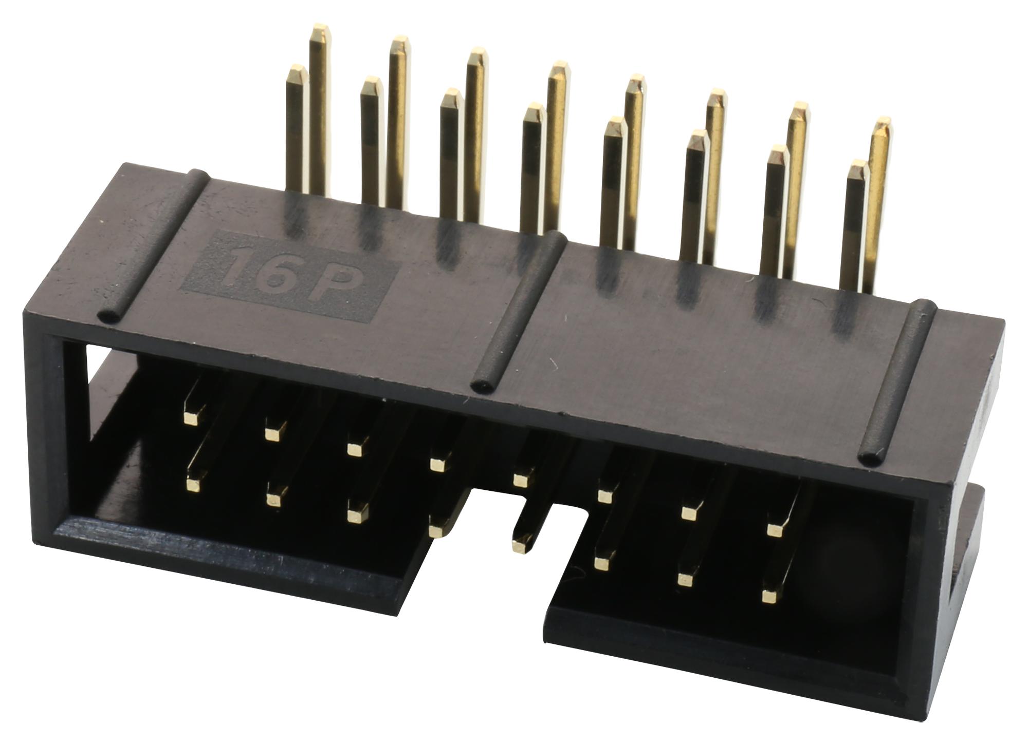 2.54MM Connector 2ROW MULTICOMP MC-254-16-00-00-IDC RCPT 16POS