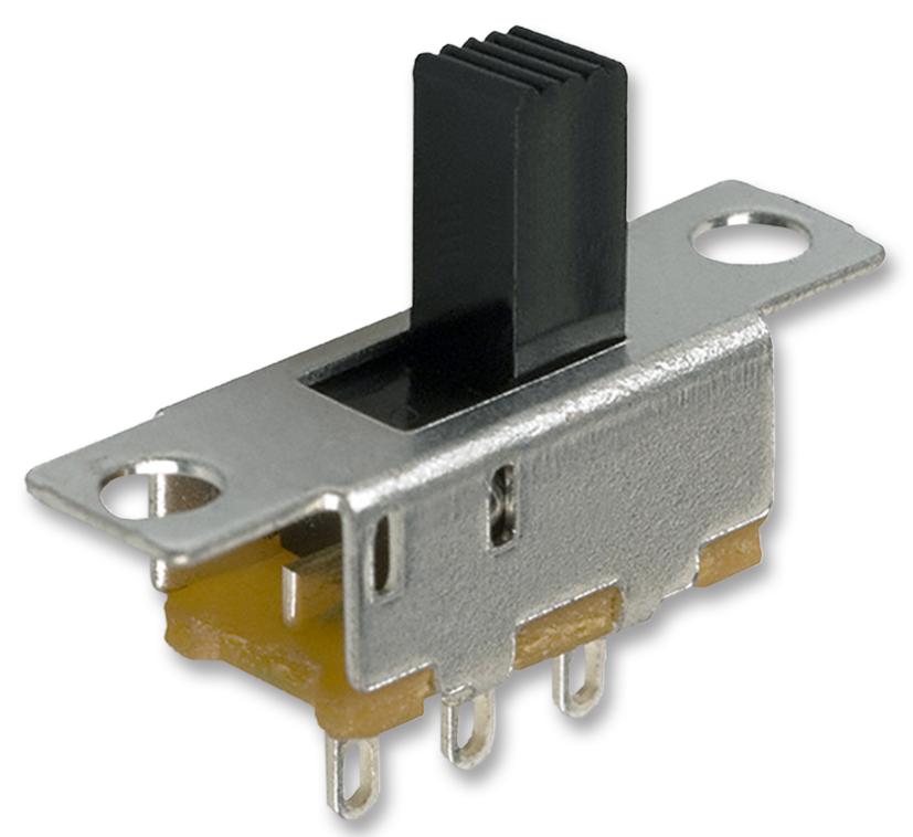 Interruptor (Switch) Deslizable, SPDT, EncendidoEncendido, Panel Mount