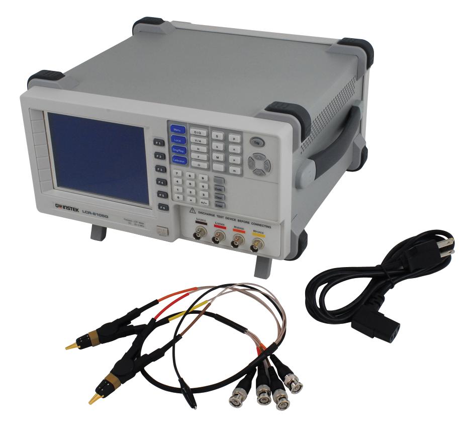 LCR8105G Gw Instek Medidor LCR, Banco, 5 MHz