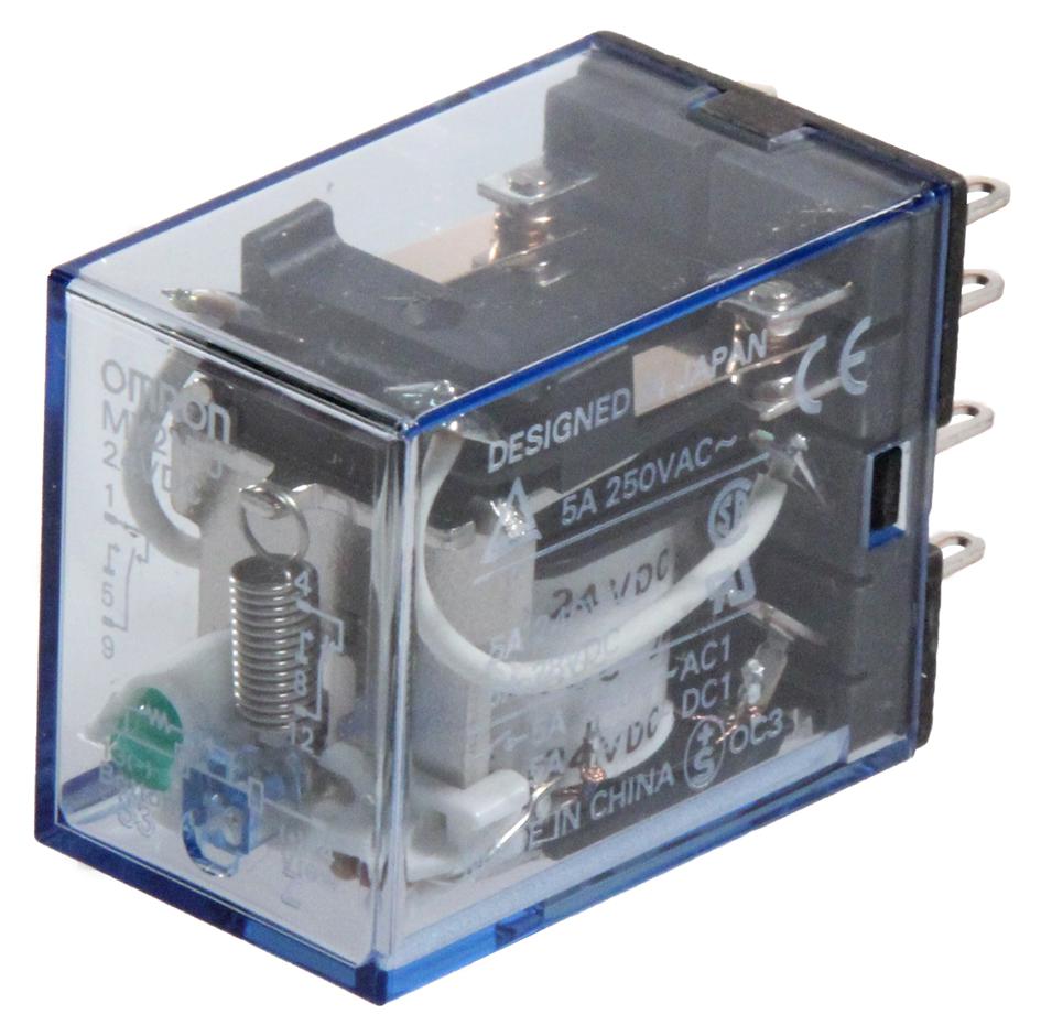 MY2NJ DC24 - OMRON INDUSTRIAL AUTOMATION - Relevador de Potencia, DPDT ...