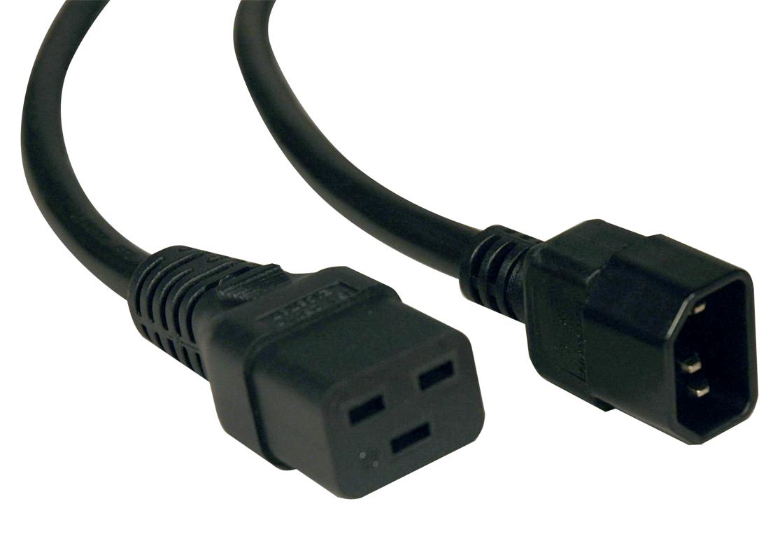 GELRHONR 1m/3.2Ft 90 Degrés Iec320 C14 à Angle Gauche C13 Rallonge D'alimentation PDU, 10a 250v, 18awg C14 Mâle à C13 Femelle Câble D'alimentation Pour Ordinateurs, Moniteur Et Scanner