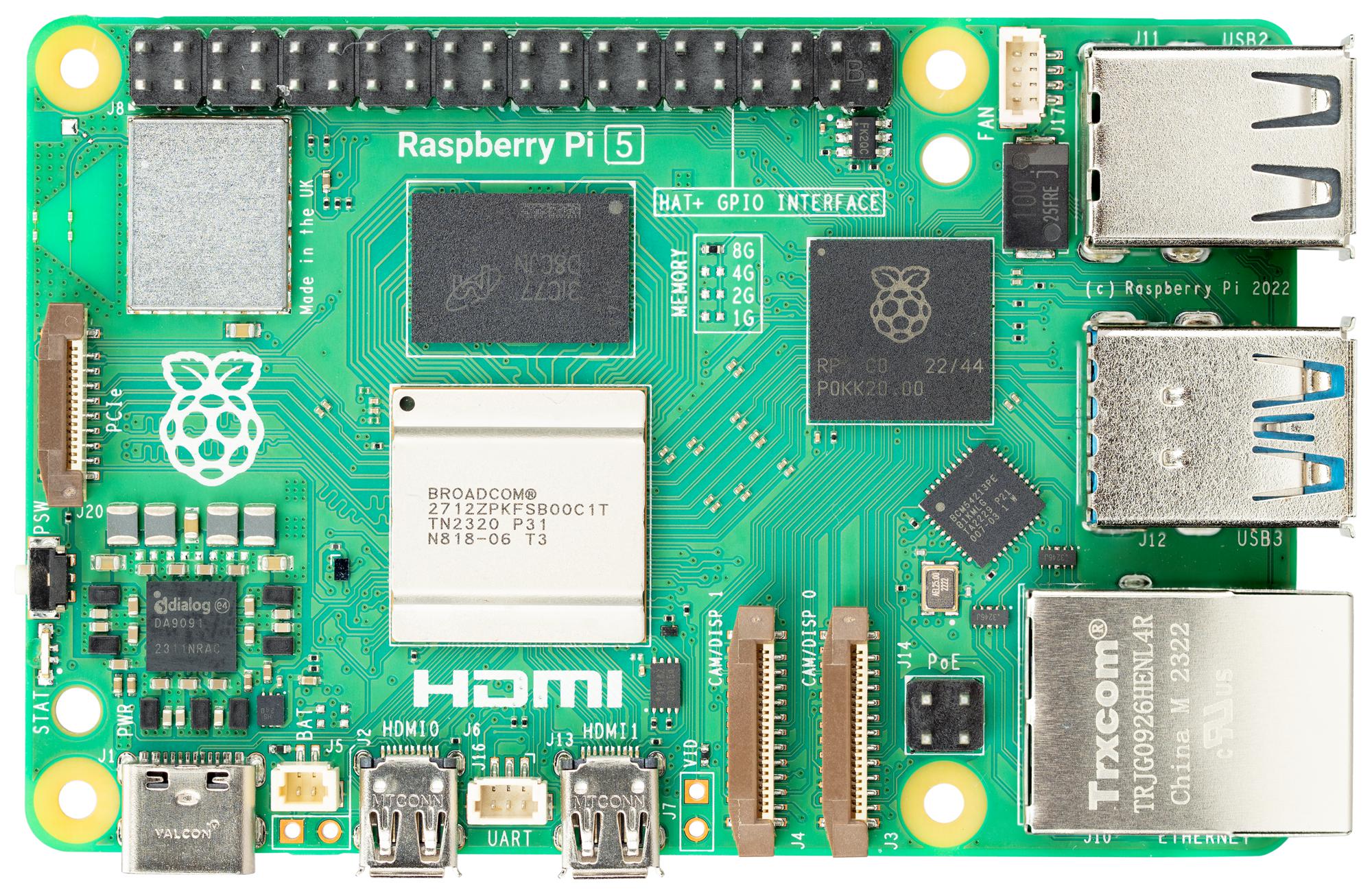 raspberry pi5 8GBRAM版 Raspberry Pi 5 8GB RAM – ielectrony