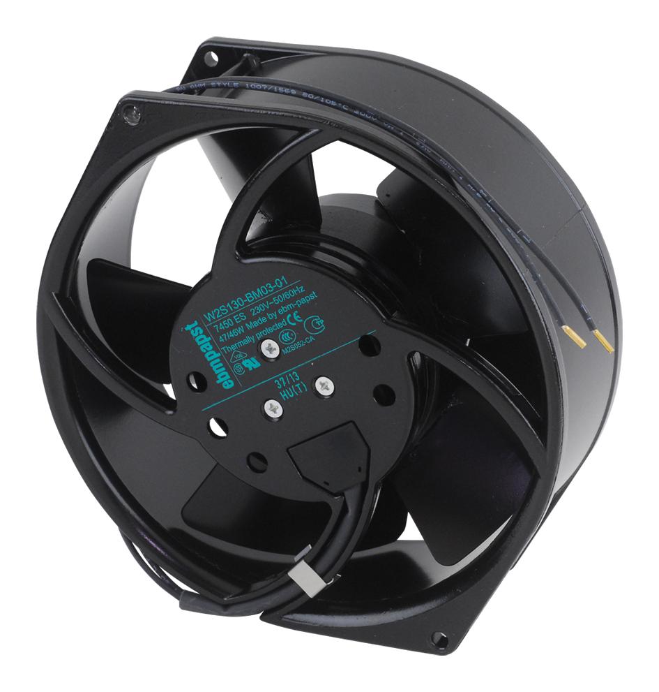 4606Z - Ebm-papst - Ventilador Axial De CA, 115V, Cuadrado