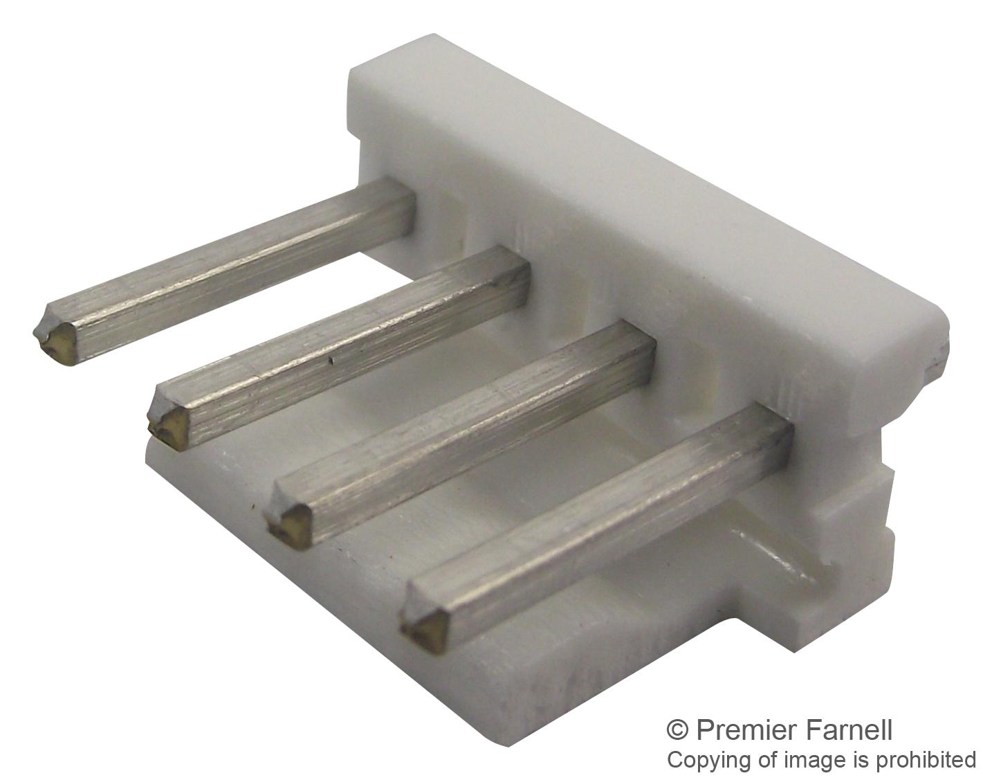 640445-4 - Amp - Te Connectivity - Cabezal de Pin, Cable-a-Tarjeta, 3.96 mm