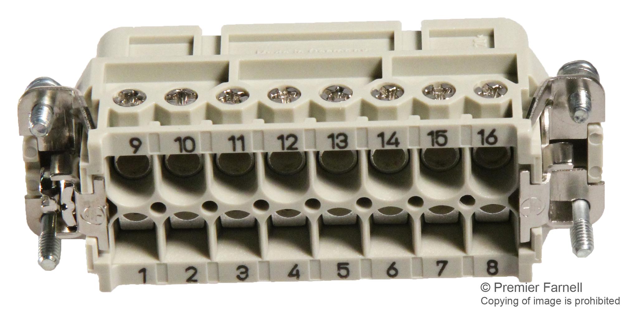09200162812 - Harting - Heavy Duty Connector, 16 + Señal PE, UL508