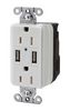 HUBBELL WIRING DEVICES SNAP15USBW