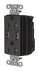 HUBBELL WIRING DEVICES SNAP20USBBK