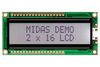 MIDAS DISPLAYS MC21605G6W-FPTLW3.3-V2