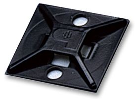PANDUIT ABM2S-A-C0 MOUNT, ADHESIVE, ABS, BLACK, PK100