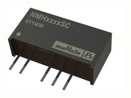 MURATA POWER SOLUTIONS NMH2409SC Isolated Board Mount DC/DC Converter, SI