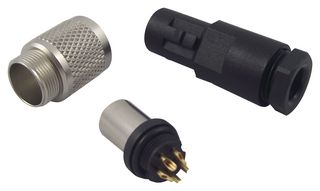 BINDER 99 0413 00 05 CIRCULAR CONNECTOR, PLUG, 5 VÃAS, GUÃA
