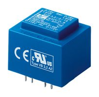 BLOCK AVB0.35/2/12 TRANSFORMADOR, 0.35VA, 2 X 12V