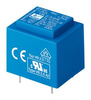 BLOCK VB0.5/2/6 TRANSFORMER, 2 X 6V, 0.5VA