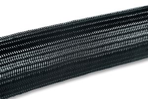 HELLERMANNTYTON 6TS3N BLACK SLEEVING, TRENZADO, 3MM, NEGRO, 25 M