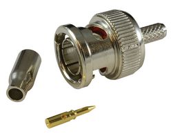 MULTICOMP PRO MP-13-10-1 RG179 RF/COAXIAL, BNC PLUG, STRAIGHT, 75 OHM, CRIMP