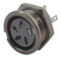 DELTRON COMPONENTS 650-0400 SOCKET, DIN, SCREENED, 4POLE