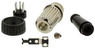 DELTRON COMPONENTS 592-0511 DIN Audio / Video Connector, Locking, 24