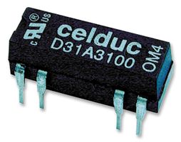 CELDUC D31A3100 RELAY, REED, SPST-NO, 100V, 0.5A, THT