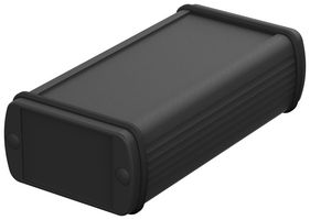 BOPLA 84060100.MT7 Enclosure, IP65, Instrument, 32 mm, 57 mm, 100 mm, Aluminium, Black RoHS Compliant: Yes