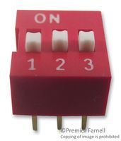 MULTICOMP PRO MCNDS-03V INT DIP/SIP, 3CIRCUITOS, DESLIZANTE
