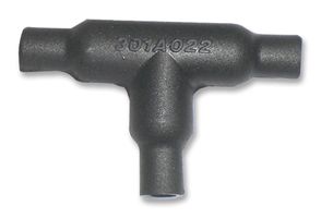 TE CONNECTIVITY - RAYCHEM 301A034-25-0 HEAT SHRINK BOOT, 26.9MM, ELASTOMER, BLK