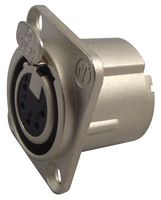 NEUTRIK NC5FD-LX XLR Audio Connector, Jack, 5, Panel Moun