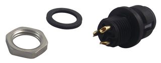 BINDER 99-9208-00-03 SOCKET, PANEL MOUNT, 3WAY