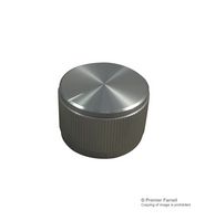 MULTICOMP 061-6006 KNOB, ALUMINIUM, NATURAL, 23.8MM SHAFT ROUND SHAFT ROHS COMPLIANT: YES