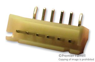 JST / JAPAN SOLDERLESS TERMINALS S6B-XH-A (LF)(SN) HEADER, RIGHT ANGLE, 6WAY