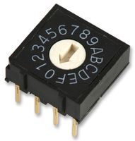 MULTICOMP PRO MCRH4AF-16R SWITCH, ROTARY, HEXADECIMAL, 100mA