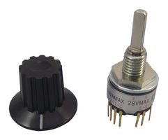 NKK SWITCHES MRK206-A ROTARY SWITCH, SEALED, SHORT SHAFT