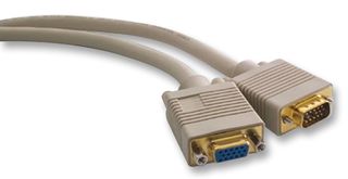 VIDEK 3088GHQ-0.5 CABLE, SVGA M TO F, GOLD, 0.5M