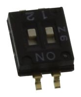 MULTICOMP PRO MCDHN-02F-V SWITCH, DIP, 2 POSITION, SPST, TOP TAPE SEALED